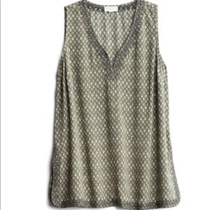 Metallic Embroidery Top